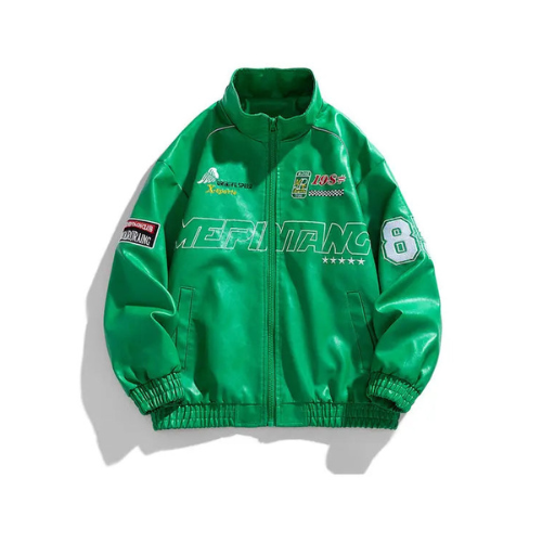 Leather Racer Bomber