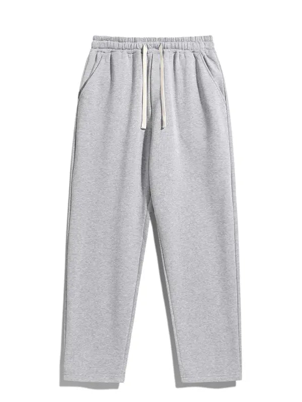 Drawstring Uncuffed Sweatpants